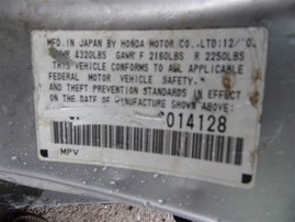 2004 Honda CR-V LX Silver 2.4L AT 4WD #A22473